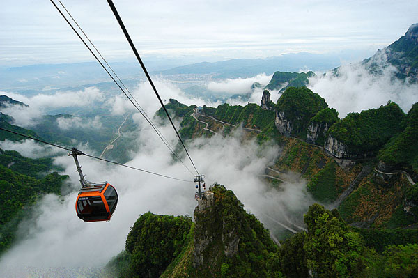 Tianmenshan Mountain Cable Cars